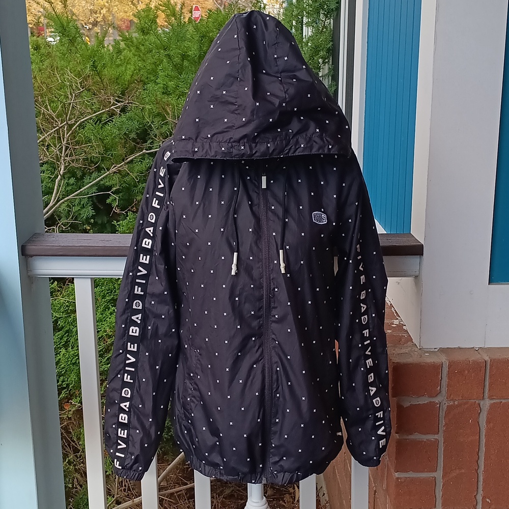 ! Li-Ning BAD FIVE black Hooded Nylon Jacket